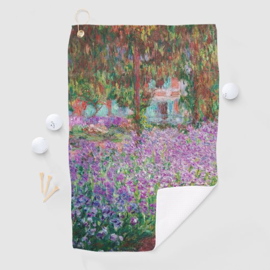 クロード・モネ – ジヴェルニーのアーティストガーデン ゴルフタオル (インサイチュ)