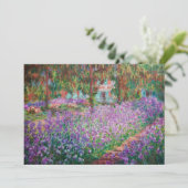 クロード・モネ – ジヴェルニーのアーティストガーデン サンキューカード (スタンド正面)