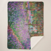 クロード・モネ – ジヴェルニーのアーティストガーデン シェルパブランケット (正面)