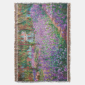 クロード・モネ – ジヴェルニーのアーティストガーデン スローブランケット (正面縦)