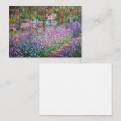 クロード・モネ – ジヴェルニーのアーティストガーデン ノートカード (正面/裏面)