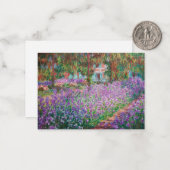 クロード・モネ – ジヴェルニーのアーティストガーデン ノートカード (正面/裏面インサイチュ)