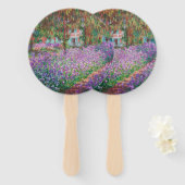 クロード・モネ – ジヴェルニーのアーティストガーデン ハンドファン (正面&裏面)