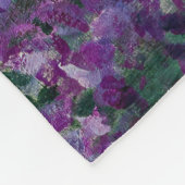 クロード・モネ – ジヴェルニーのアーティストガーデン フリースブランケット (角)