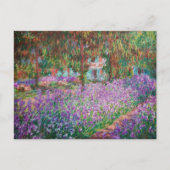 クロード・モネ – ジヴェルニーのアーティストガーデン ポストカード (正面)