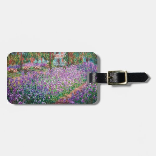 クロード・モネ – ジヴェルニーのアーティストガーデン ラゲッジタグ (正面横)