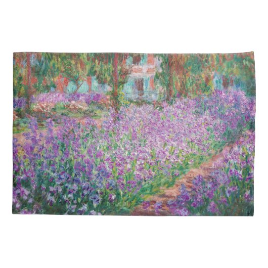 クロード・モネ – ジヴェルニーのアーティストガーデン 枕カバー (裏面)