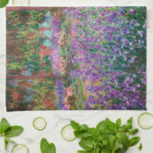 クロード・モネ - ジヴェルニーの画家のお庭 キッチンタオル (折り畳み)