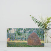 クロード・モネ - ジヴェルニー近くの麦畑 サンキューカード (スタンド正面)