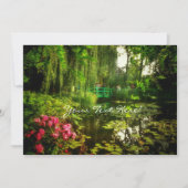 クロード・モネ ジヴェルニー 池とハスの花 招待状 (正面)