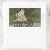 クロード・モネ – ジーン・モネのホビーホース 長方形シール (バッグ)