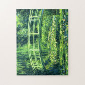 クロード・モネ: スイレンの池上の橋 ジグソーパズル (縦)