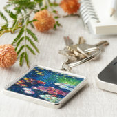 クロード・モネ: スイレン3 キーホルダー (側面)