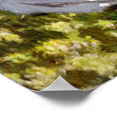 クロード・モネ・スプリングタイム印象派絵画の ポスター (角)