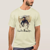 クロード・モネ・セルフ・ポートレート Tシャツ (正面)