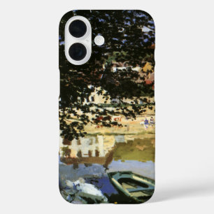 クロード・モネ「セーヌ川のほとり、ブヌクール」 iPhone 16ケース