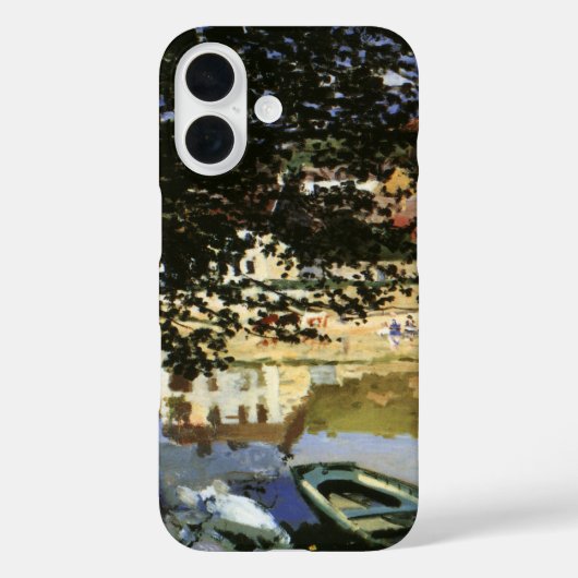 クロード・モネ「セーヌ川のほとり、ブヌクール」 Case-Mate iPhoneケース (裏面)