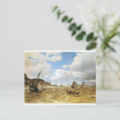 クロード・モネ – セーヌ川のアートワークの口。 ポストカード (スタンド正面)