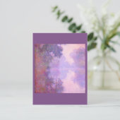 クロード・モネ、セーヌ川の霧の朝 ポストカード (スタンド正面)