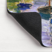 クロード・モネ-セーヌ河のヨット マウスパッド (コーナー)