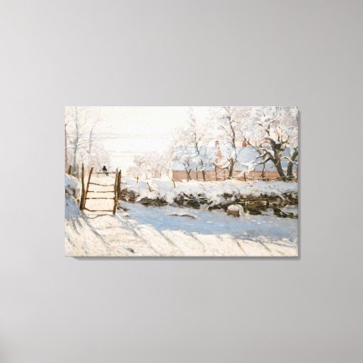 クロード・モネ - ツグミ キャンバスプリント (正面)