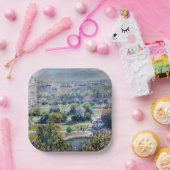 クロード・モネ - テュイルリー園 ペーパープレート (パーティー)