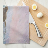 クロード・モネ - ノルウェーの風景、青い家 キッチンタオル (四つ折り)