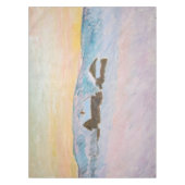 クロード・モネ - ノルウェーの風景、青い家 テーブルクロス (正面)