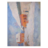 クロード・モネ - ノルウェー、ビョルネゴールにある赤い家 テーブルクロス (正面)