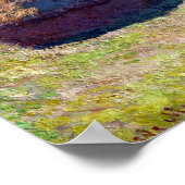 クロード・モネ・ハイスタック、夏の終わり ポスター (角)