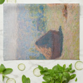 クロード・モネ – ハイヤック,夏の終わり キッチンタオル (折り畳み)