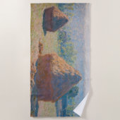 クロード・モネ – ハイヤック，夏の終わり ビーチタオル (正面)