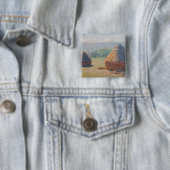 クロード・モネ – ハイヤック，夏の終わり 缶バッジ (インサイチュ)