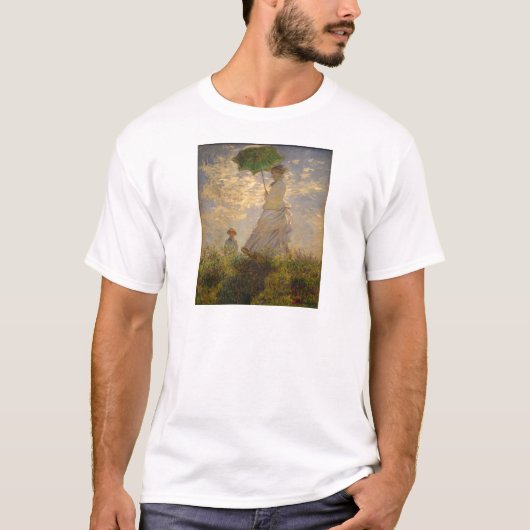 クロード・モネ：パラソルのある女性， 1875 Tシャツ (正面)