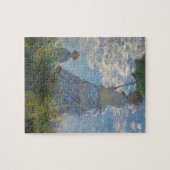 クロード・モネ・パラソルの女性1875 ジグソーパズル (横)