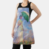 クロード・モネ – パラソルを右に向けた女性 エプロン (インサイチュ)