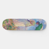 クロード・モネ – パラソルを右に向けた女性 スケートボード (横)