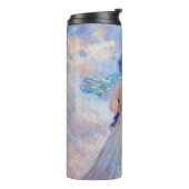 クロード・モネ – パラソルを右に向けた女性 タンブラー (回転左)