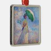 クロード・モネ – パラソルを右に向けた女性 メタルオーナメント (右)