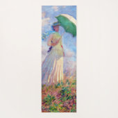 クロード・モネ – パラソルを右に向けた女性 ヨガマット (裏面)