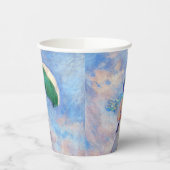 クロード・モネ – パラソルを右に向けた女性 紙コップ (左)