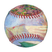 クロード・モネ – パラソルを右に向けた女性 野球ボール (裏面)