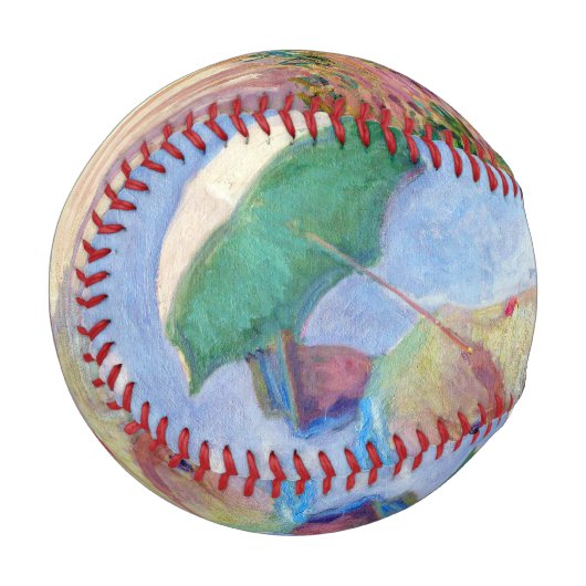 クロード・モネ – パラソルを右に向けた女性 野球ボール (正面左)