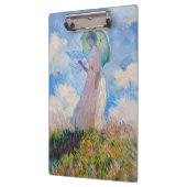 クロード・モネ – パラソルを向けた離れ女性 クリップボード (左)