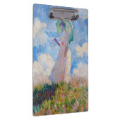 クロード・モネ – パラソルを向けた離れ女性 クリップボード (右)