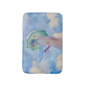 クロード・モネ – パラソルを向けた離れ女性 バスマット (正面縦)