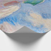 クロード・モネ – パラソルを向けた離れ女性 ラッピングペーパー (角)