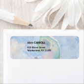 クロード・モネ – パラソルを向けた離れ女性 ラベル (インサイチュ)