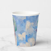 クロード・モネ – パラソルを向けた離れ女性 紙コップ (右)