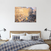 クロード・モネ - パリのカプチーニュ通り キャンバスプリント (インサイチュ (寝室))